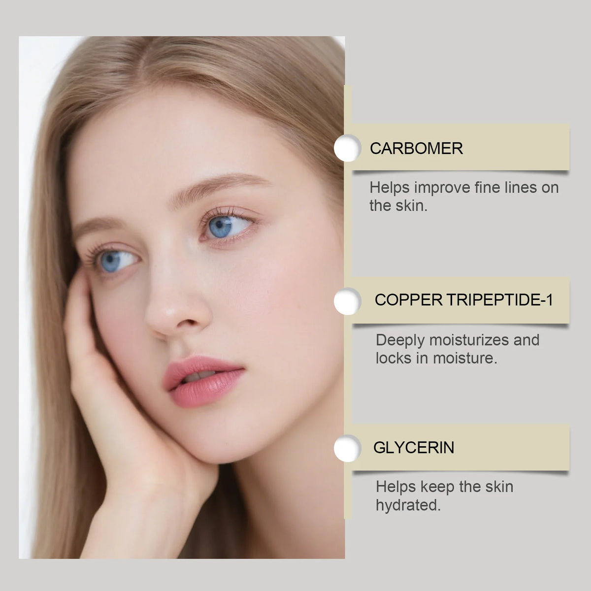 Copper Peptide Face Serum – Hydration & Skin Barrier Repair 30ml Face Serum Axl