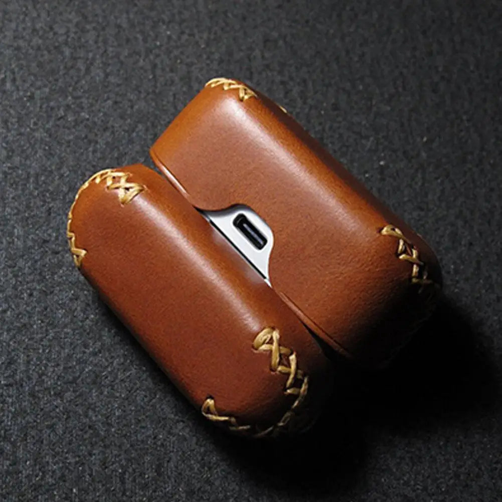 Technics EAH-AZ100 Leather Case – Handmade Cowhide Protector Earphone Case Axl