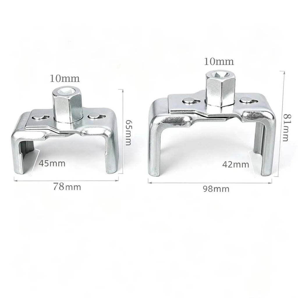 Two-Jaw Oil Filter Wrench 3/8" Drive – Car & Motorcycle 2-Pack Oil Filter Wrench Axl