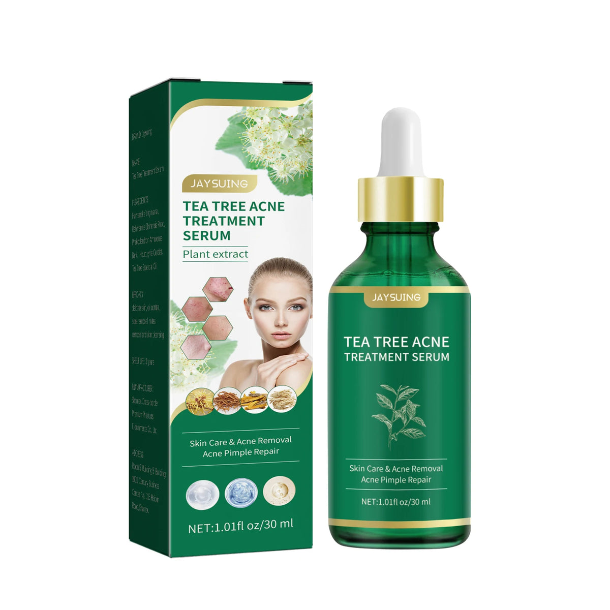 Tea Tree Oil Face Serum – Blemish & Redness Control 30ml Face Serum Axl 1 PCS