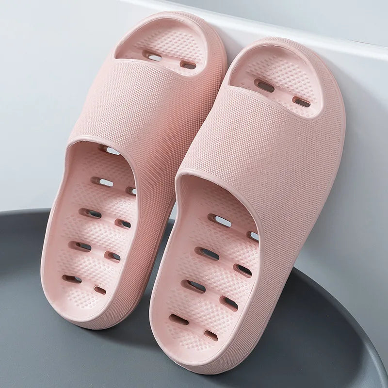 Women's EVA Anti-Slip Quick-Dry Indoor Shower Slippers Indoor Shower Slippers Axl Pink 36-37