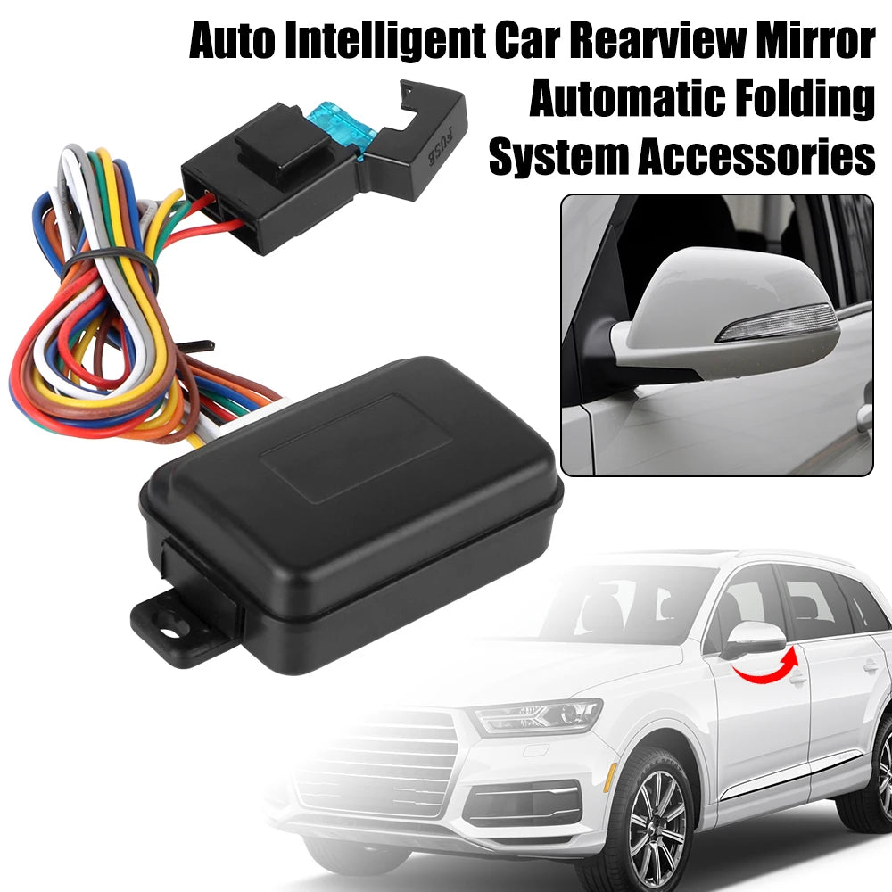 Universal Auto Rearview Mirror Folding System | Smart Car Accessory Mirror Folding System Axl