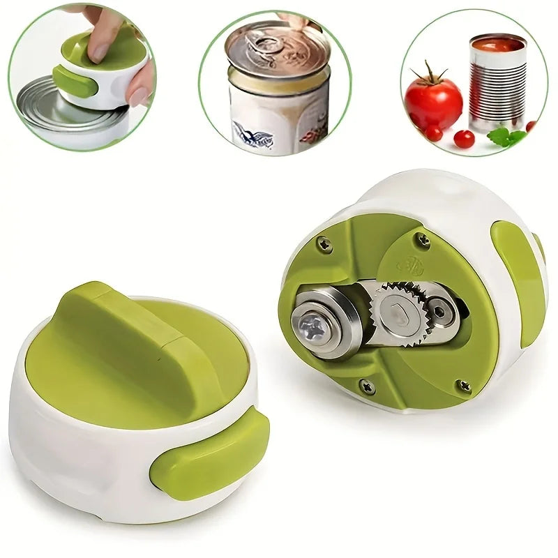 Portable Manual Can Opener – Adjustable Anti-Slip Stainless Steel Manual Can Opener Axl