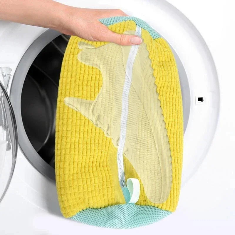 Shoe Laundry Wash Bag – Anti-Deformation Cotton Mesh (1/2 Pack) Shoe Laundry Bag Axl