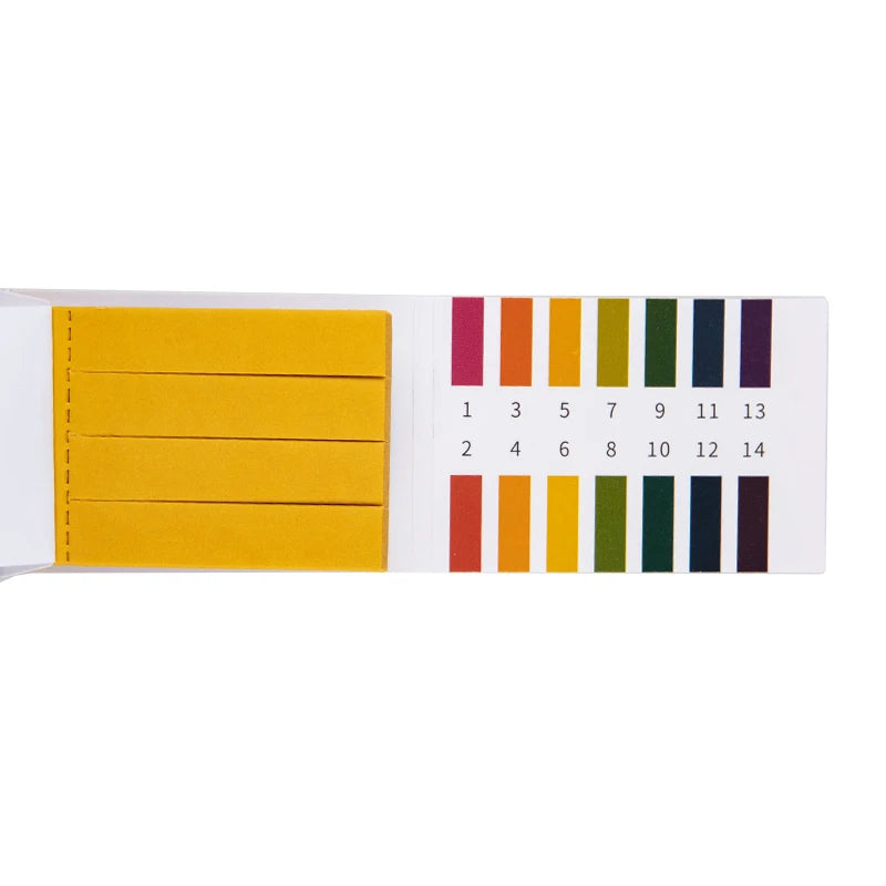 80 pH Test Strips 1–14 | Water, Soil & Pool pH Indicator Kit pH Test Strips Axl