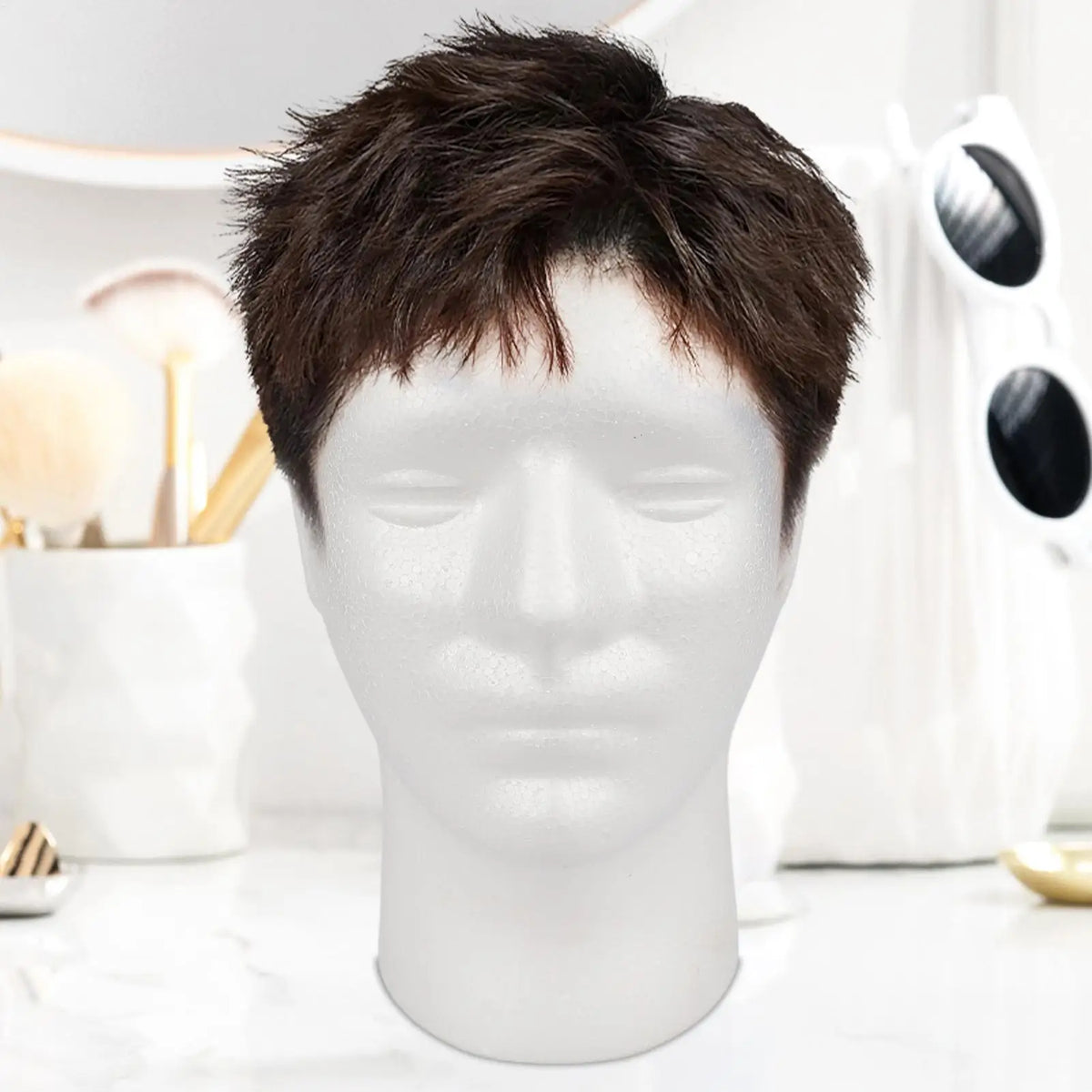 Foam Mannequin Head – Wig & Hair Accessory Display Stand Mannequin Display Head Axl