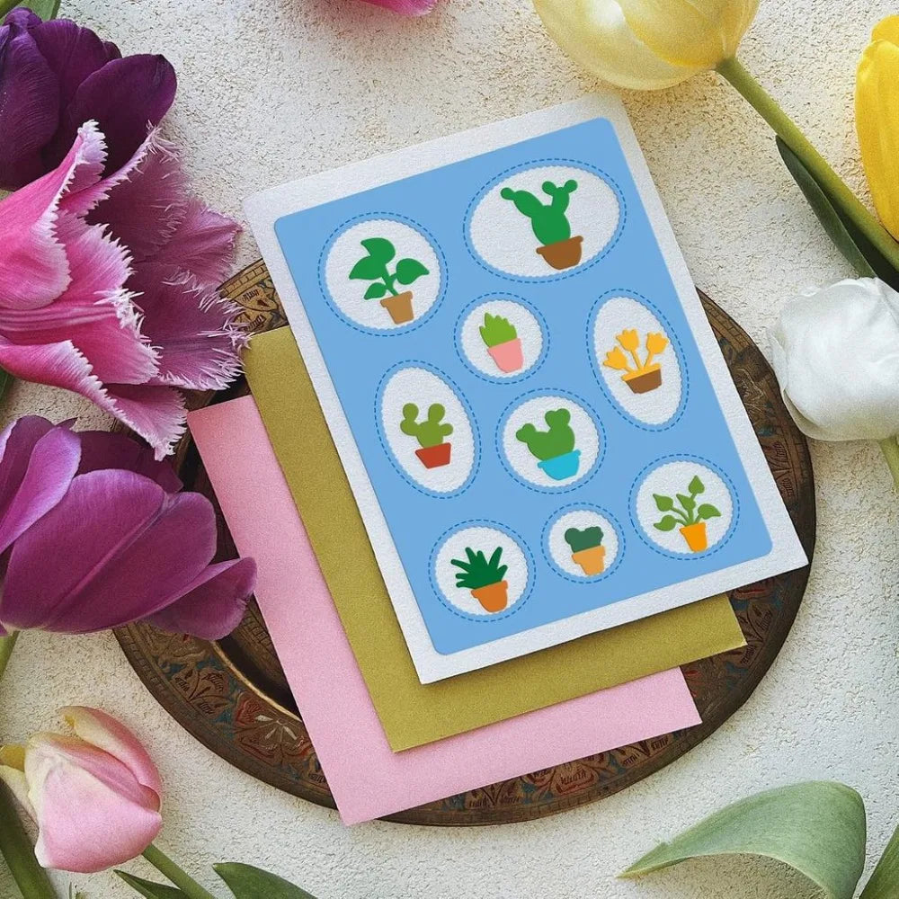 Wacky Windows Metal Cutting Dies – Animal & Plant Frame Stencils Metal Cutting Dies Axl