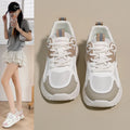 Women's Casual Lace-Up Sneakers | Soft Sole Breathable Shoes Women's Sneakers Axl Khaki 37