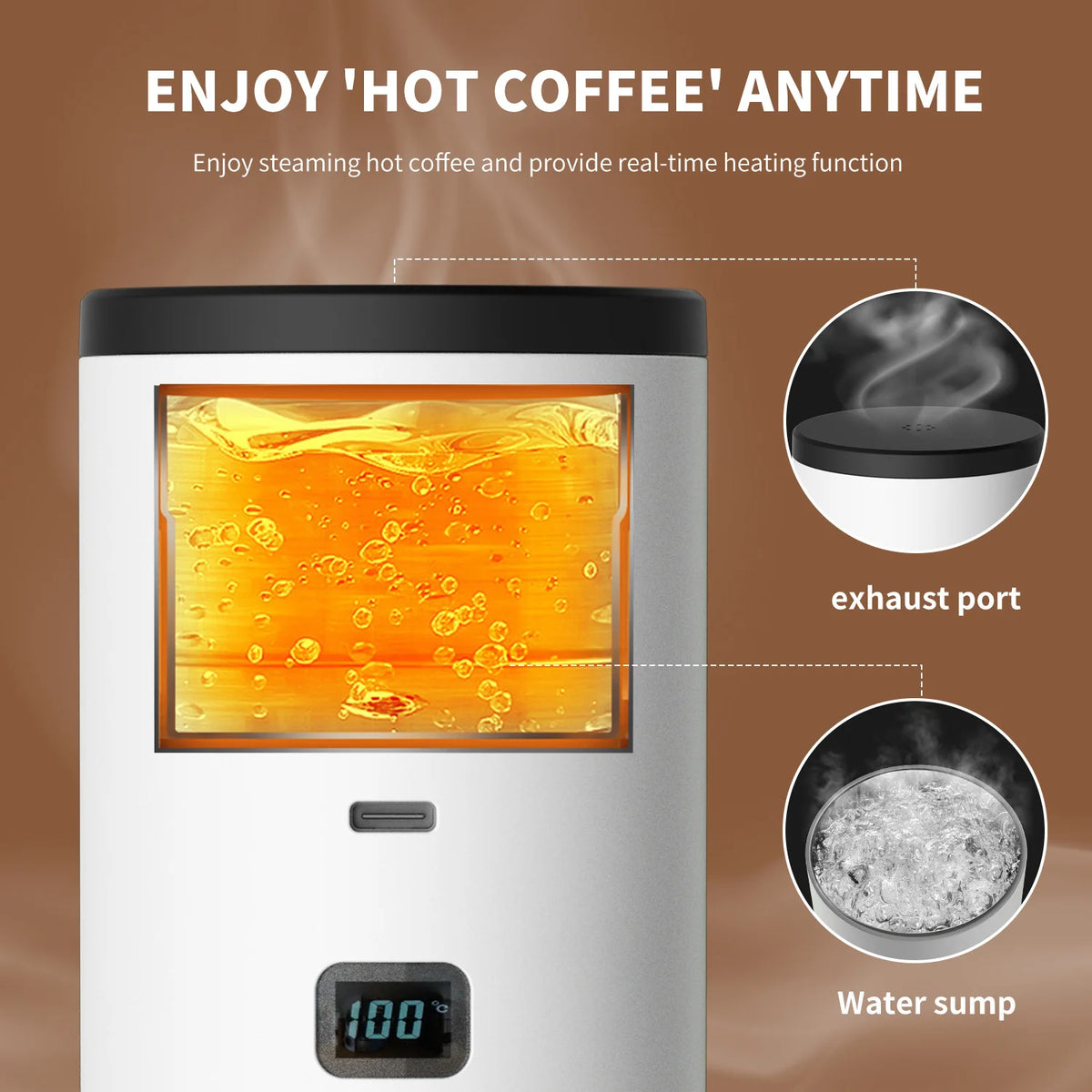 BALASHOV Wireless Portable Espresso Machine – 3-in-1 Travel Portable Espresso Machine Axl
