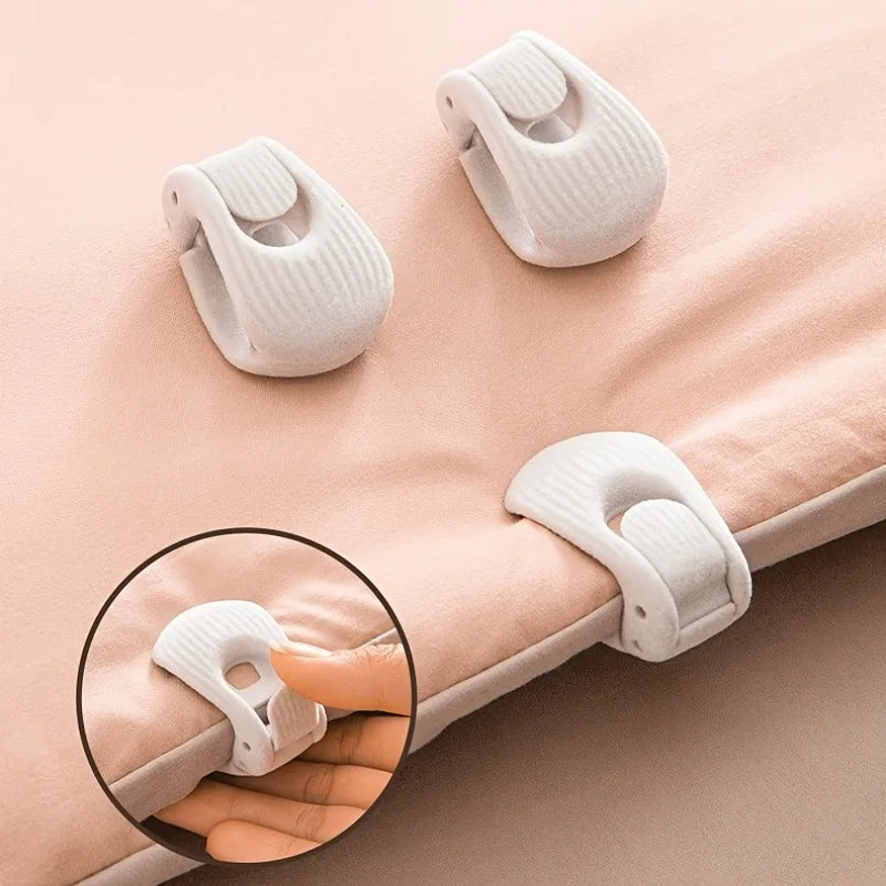 Bed Sheet Comforter Grippers – 10-Pack Non-Slip Clips Bed Sheet Fasteners Axl