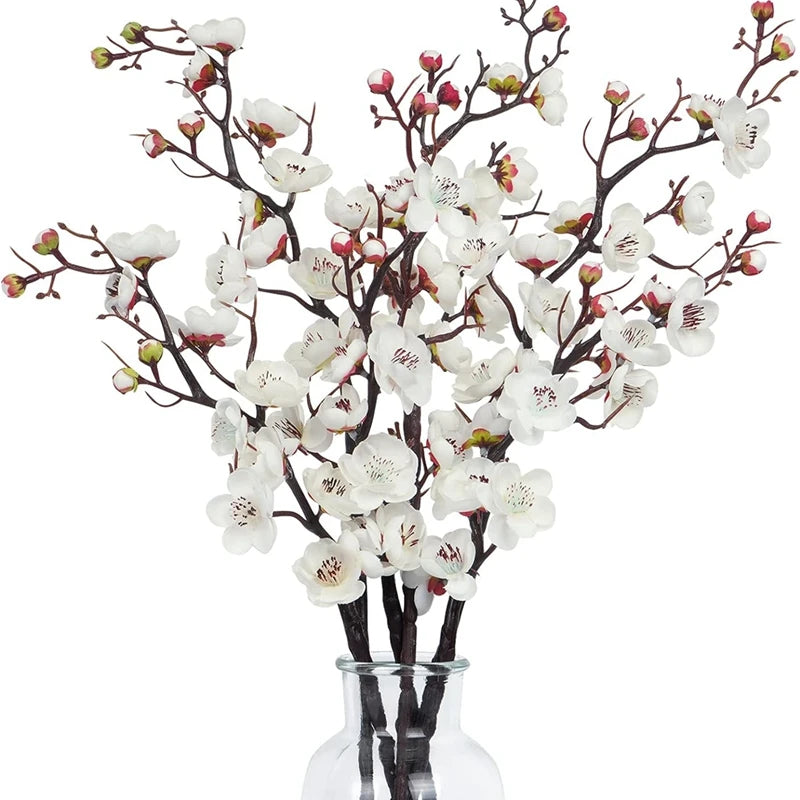 Artificial Silk Plum Blossom Branch | Spring Home & Wedding Decor Artificial Flower Branch Axl