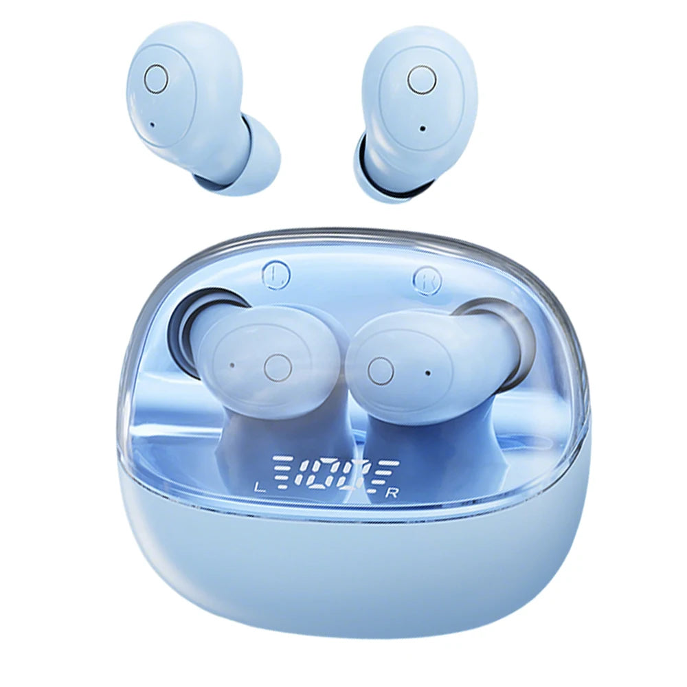 T10 Mini Bluetooth Sleep Earbuds – HiFi Stereo Wireless In-Ear Wireless Earbuds Axl Blue