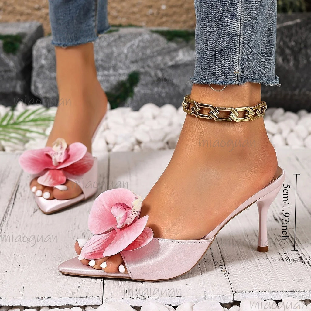 Orchid High Heel Sandals – Women's Open Toe Party Shoes High Heel Sandals Axl