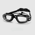 Anti-Fog Swimming Goggles with Earplugs | Silicone Swim Goggles Swimming Goggles Axl Transparent black