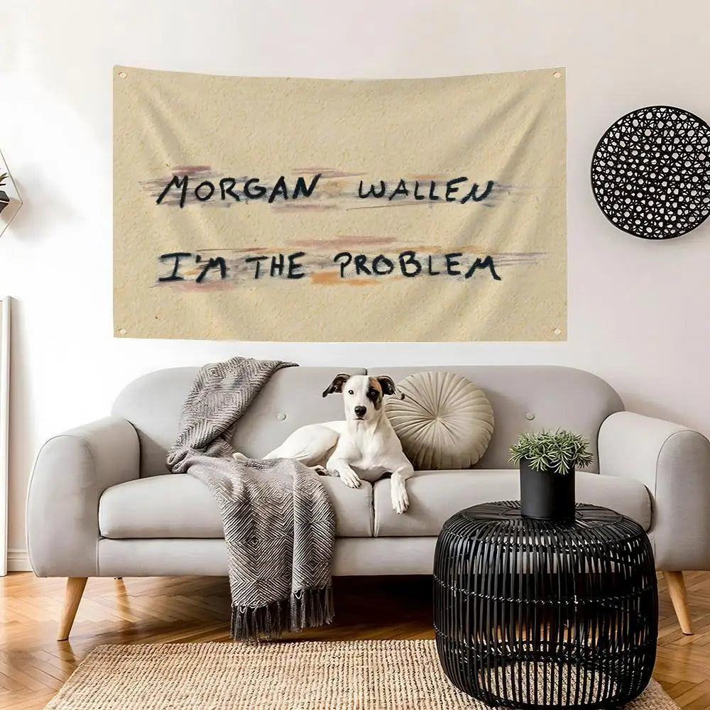Morgan Wallen Fan Flag – Indoor & Outdoor Concert Wall Banner Fan Art Flag Axl