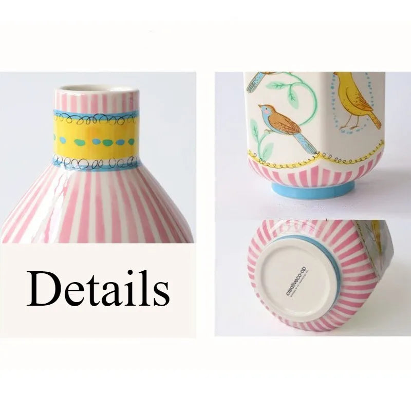 Modern Ceramic Vase – Luxury Aesthetic Home Table Decor Decorative Ceramic Vase Axl