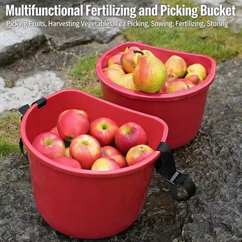 Multifunctional Fruit Picking Bucket – Portable Garden Seeder Garden Picking Bucket Axl