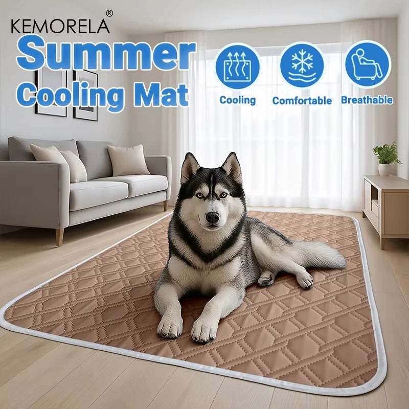 Dog & Cat Cooling Mat – Washable Breathable Pet Bed Pad Pet Cooling Mat Axl