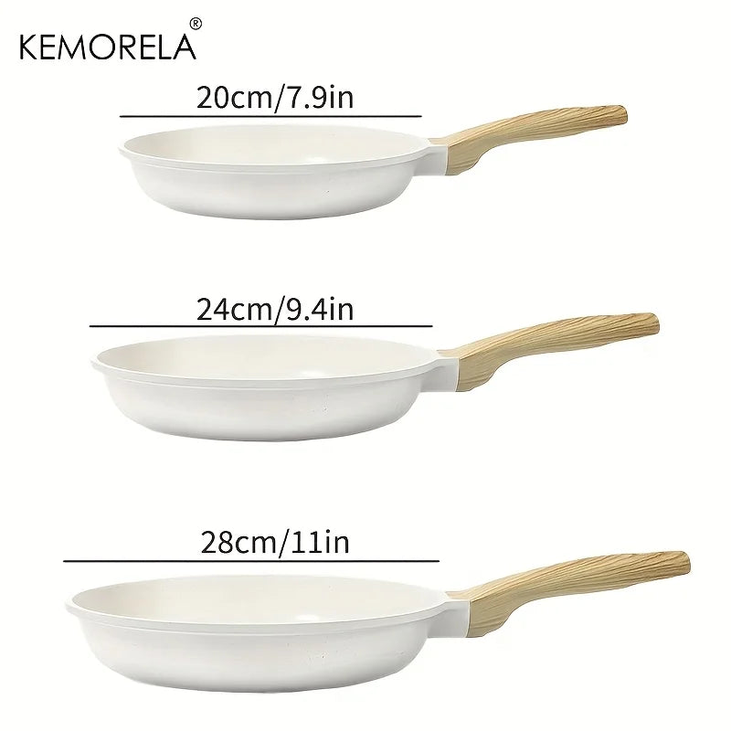 KEMORELA Granite Nonstick Frying Pan – Induction Ready 20/24/28cm Nonstick Frying Pan Axl