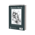 100-Sheet A4 Spiral Sketchbook – Acid-Free 100gsm Perforated Pages Artist Sketchbook Axl Style-A