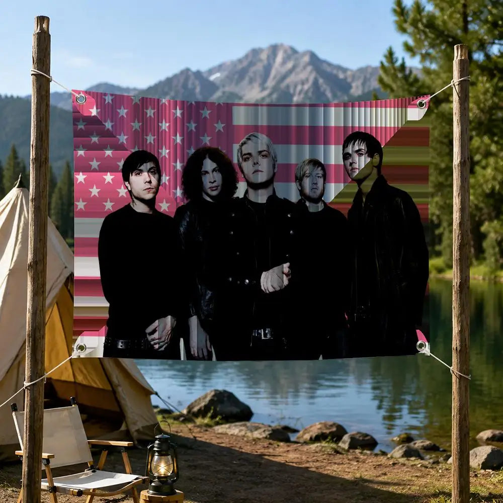 My Chemical Romance Wall Flag Banner – Indoor & Outdoor Decor Wall Flag Banner Axl