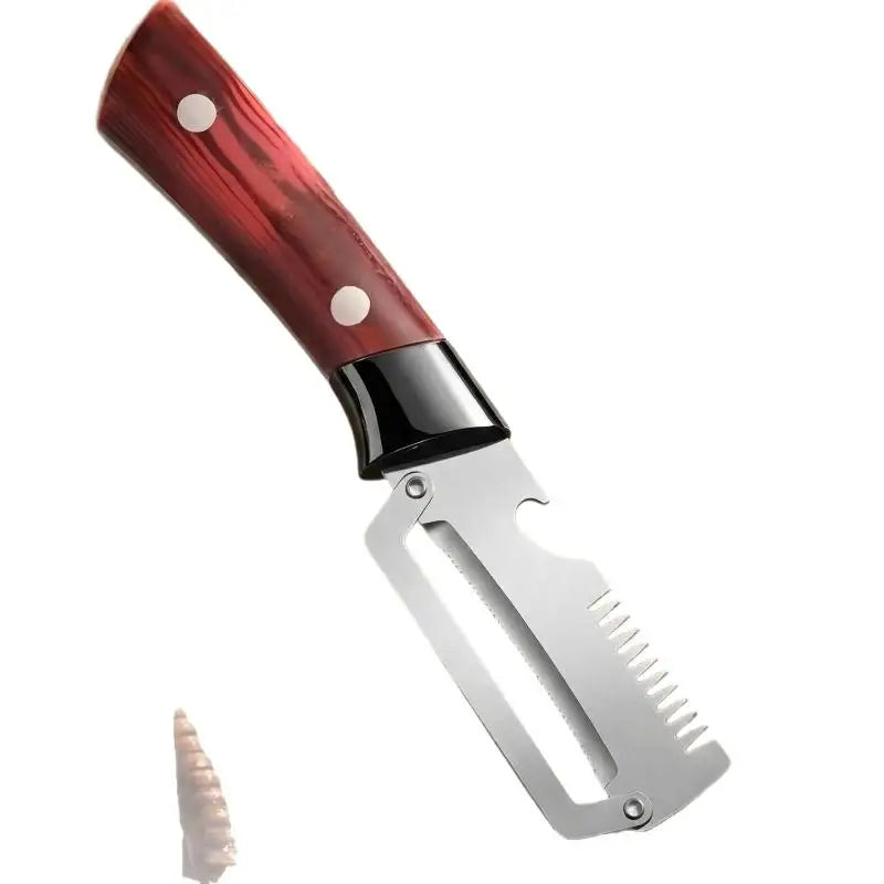 3-in-1 Serrated Vegetable Peeler with Bottle Opener | Stainless Steel Vegetable Peeler Axl
