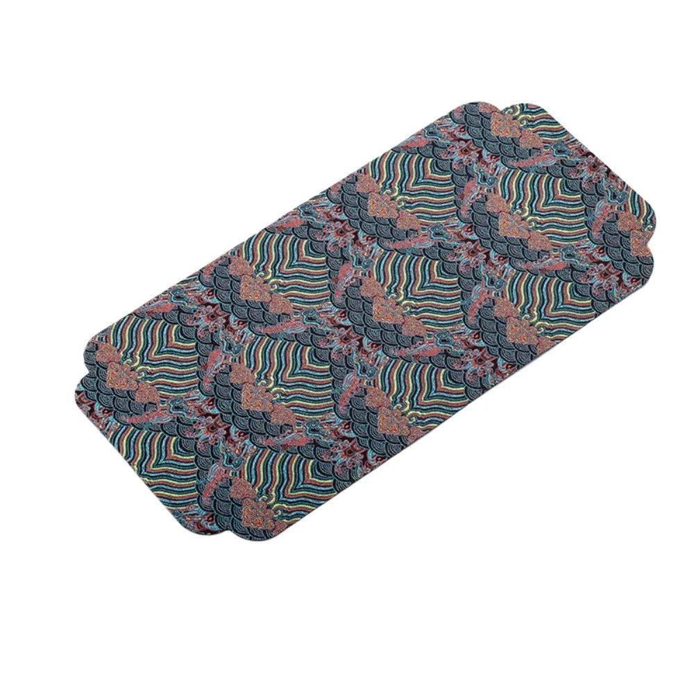 Double-Sided Brocade Tea Mat – Chinese Zen Coaster & Decor Tea Table Mat Axl