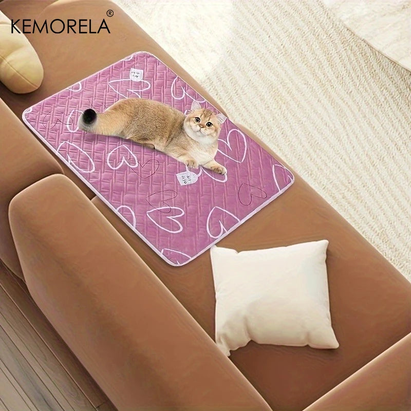 KEMORELA 2-Pack XL Reusable Pet Pee Liner Mat | Non-Slip Pet Liner Mat Axl