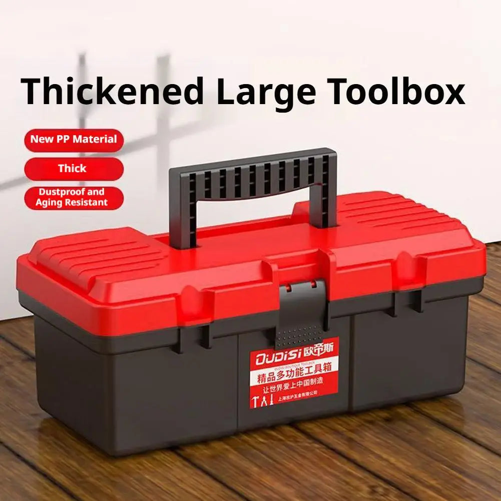13-Inch Hard Carry Toolbox – Heavy Duty DIY Tool Storage Case Tool Storage Box Axl