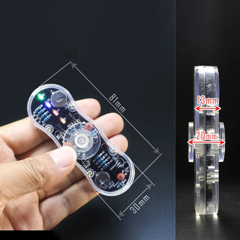 DIY Fingertip Gyroscope POV Electronic Soldering Kit | LOTHYE Electronics Soldering Kit Axl