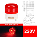 LTE-5002TJ LED Strobe Warning Light 12V 24V 220V Flashing Strobe Warning Light Axl 220V only RED