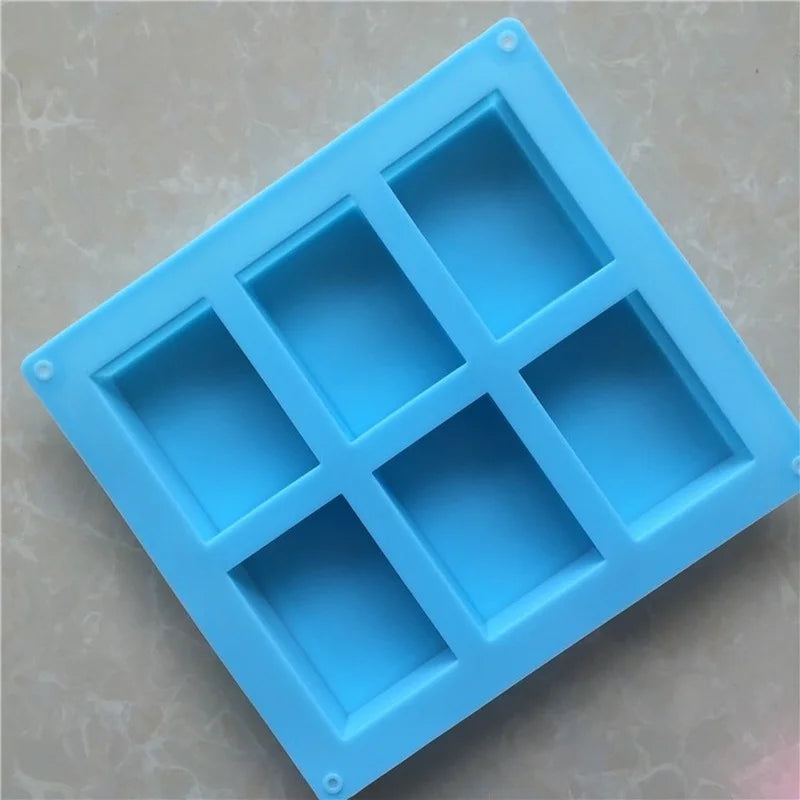 Rectangular Silicone Soap Mold – DIY Cold Process Soap Making Silicone Soap Mold Axl