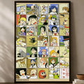 Nichijou My Ordinary Life Anime Wall Poster – Self-Stick HD Anime Wall Poster Axl White02 60X90cmNoframe