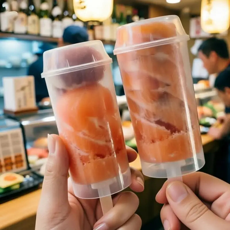 Sushi Push Box Mold 10/20 Pcs – Cylinder Push-Up Container Sushi Push Mold Axl