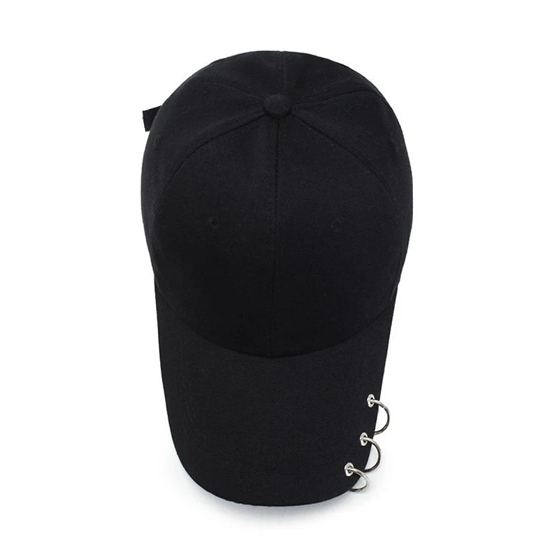 Hip Hop Unisex Snapback Cap – Ring Circle Adjustable Dad Hat Snapback Baseball Cap Axl