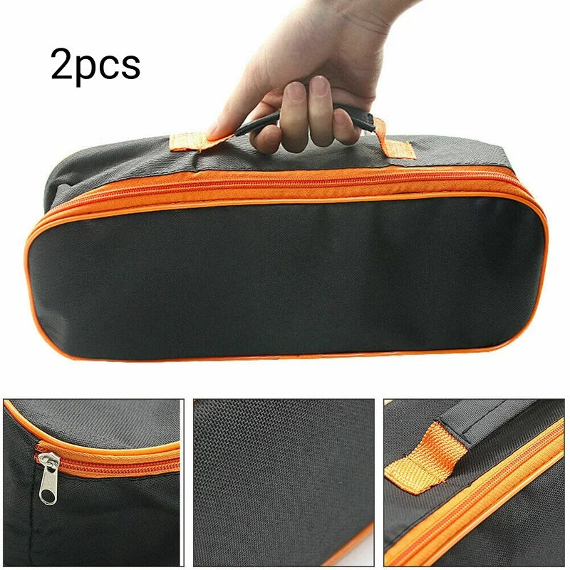 2-Pack Oxford Tool Tote Bags with Handle & Zipper | Multi-Use Tool Storage Bag Axl