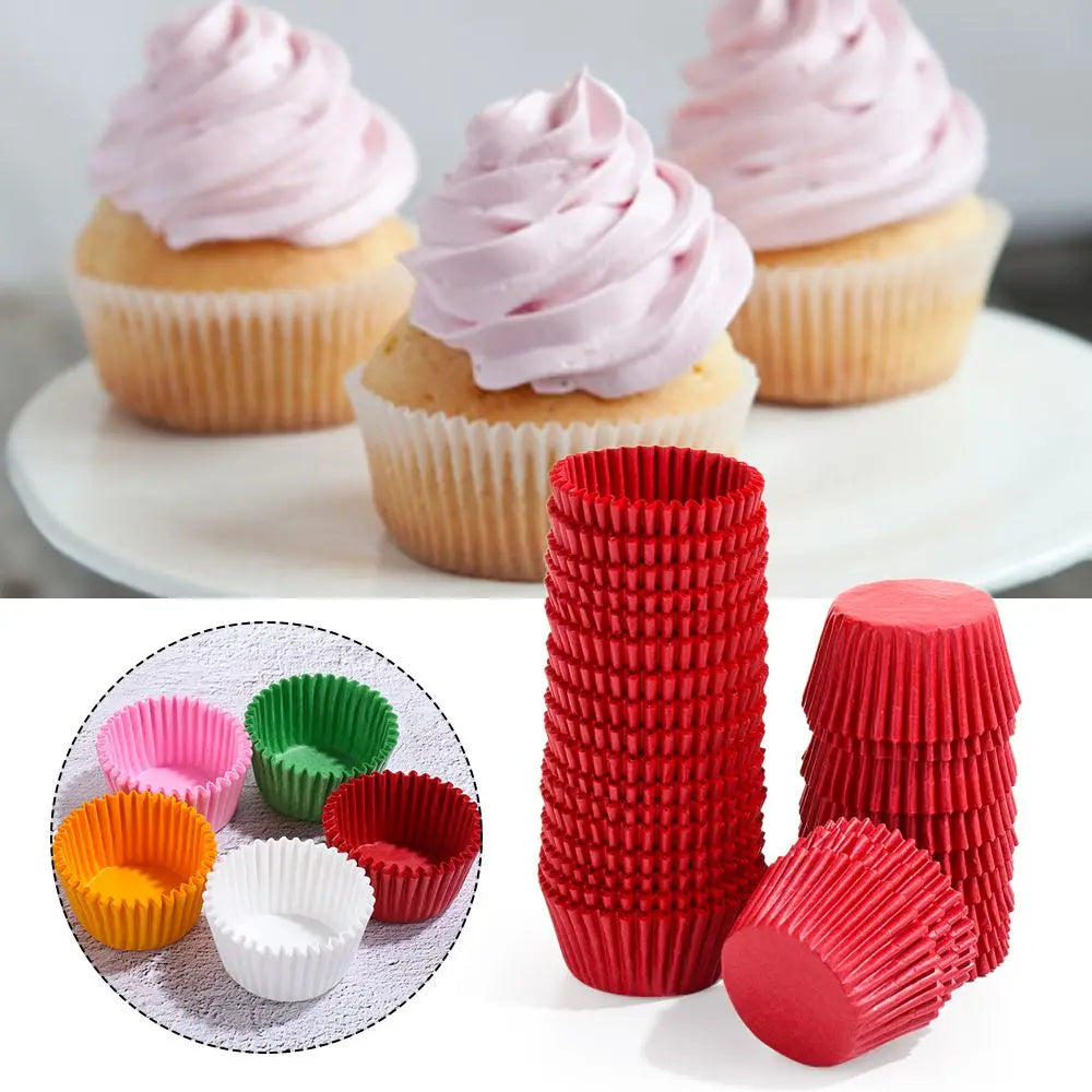 500/1000 PCS Cupcake Liners – Paper Baking Cups & Muffin Cases Paper Cupcake Liners Axl