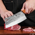 PLYS Forged Meat Cleaver & Slicing Knife Set – Stainless Steel Kitchen Knife Set Axl Chef Knife