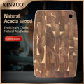 XINZUO End Grain Acacia Wood Cutting Board 36x24cm | LFGB End Grain Cutting Board Axl Default Title