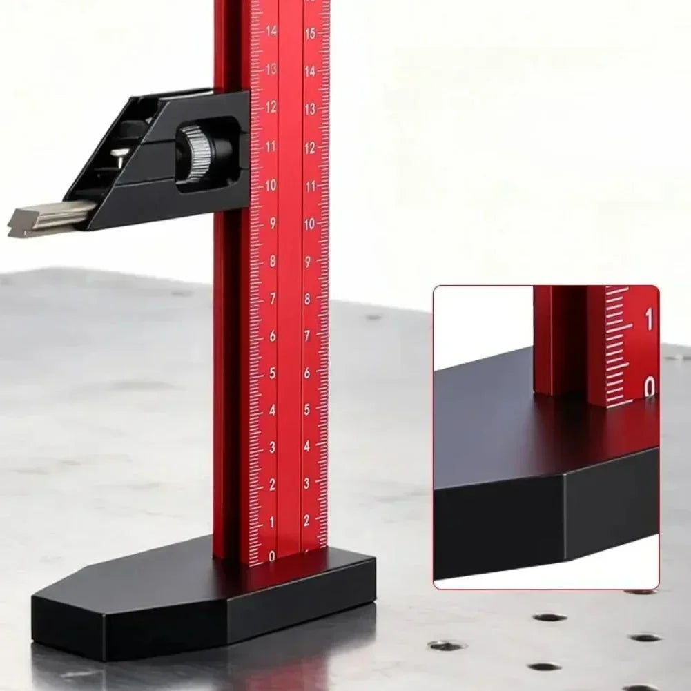 Woodworking Height Gauge – Metric & Imperial Marking Ruler Woodworking Height Gauge Axl