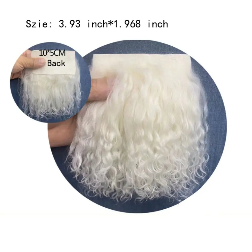 Curly Mohair Hair Wefts for BJD OB11 Blythe & Reborn Dolls Doll Hair Wefts Axl