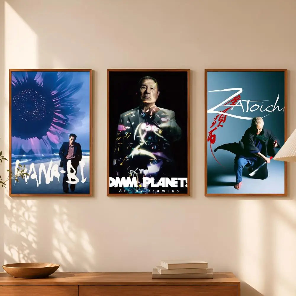 Takeshi Kitano HD Wall Art Poster – Self-Stick Waterproof Wall Art Poster Axl