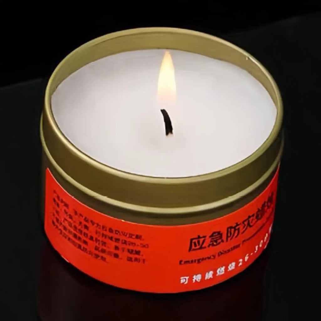 30-Hour Survival Candle – Odorless Windproof Emergency Tea Light Survival Candle Axl