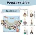 12 Pcs Cat Crochet Stitch Markers – 6 Colors Enamel Locking Charms Crochet Stitch Markers Axl AECH04-06618