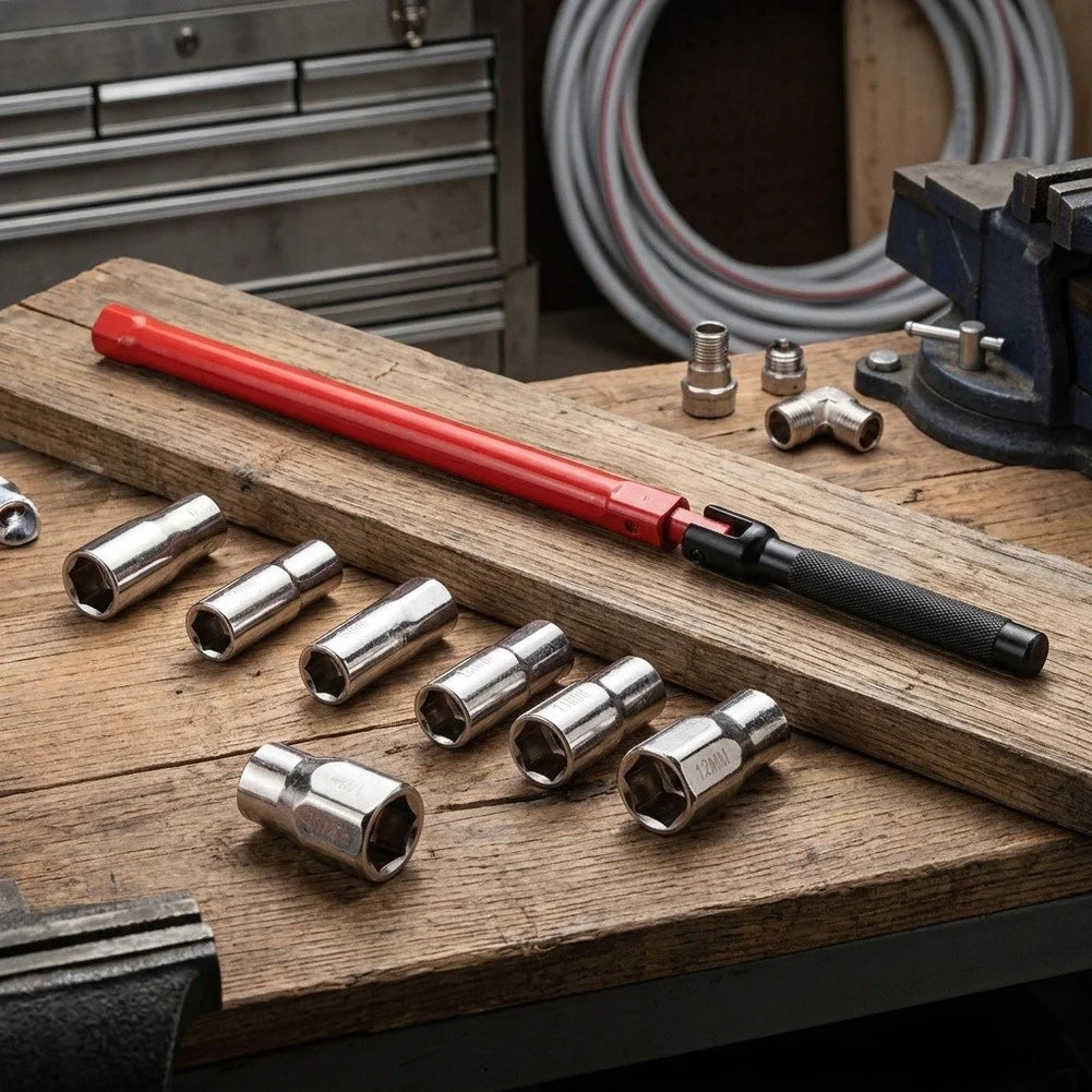 L-Type Socket Wrench Set 8–17mm | Faucet Plumbing Spanner Socket Wrench Set Axl