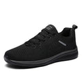 Men's Lightweight Mesh Breathable Running Sneakers Athletic Sneakers Axl Black Gray 45