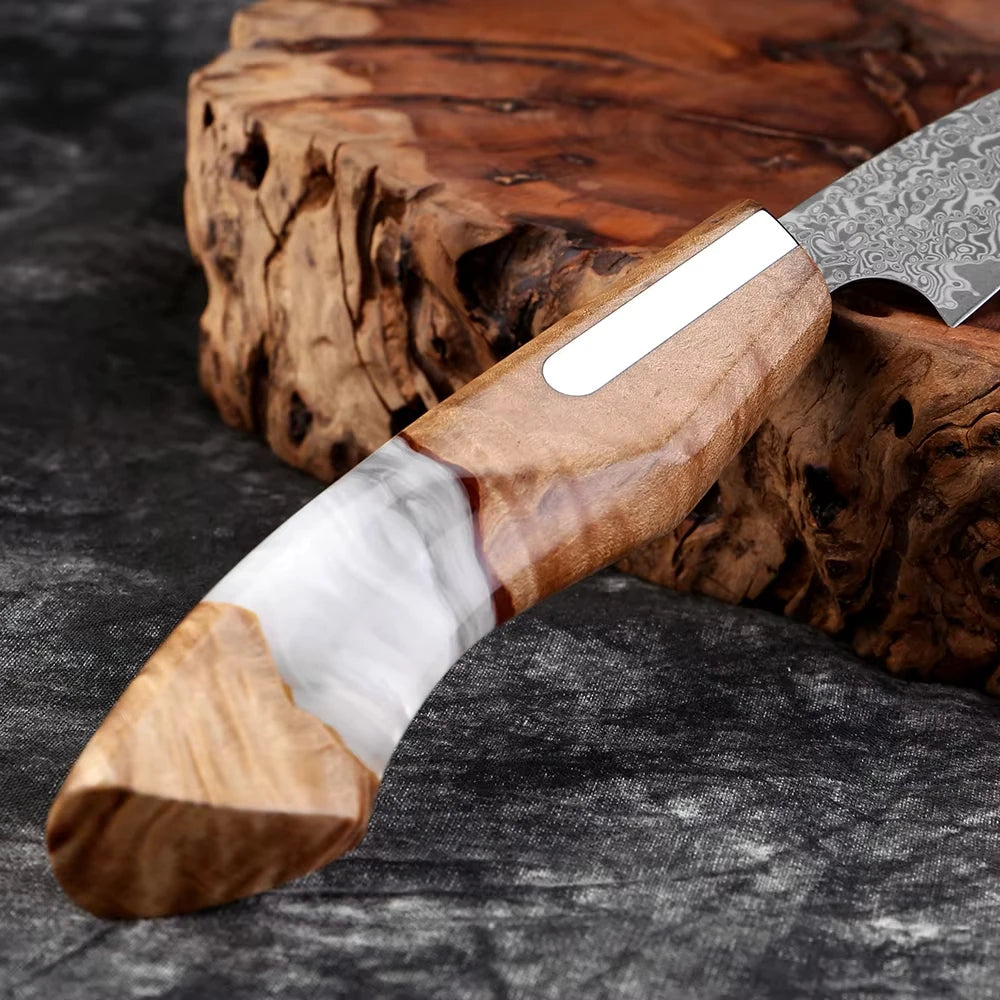 XITUO Damascus Steel Kitchen Knife Set 1–6 PCS | Japanese Chef Kitchen Knife Set Axl