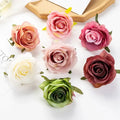 Artificial Silk Roses 10 Pcs – Wedding Bouquet & Home Décor Artificial Silk Flowers Axl MULTI