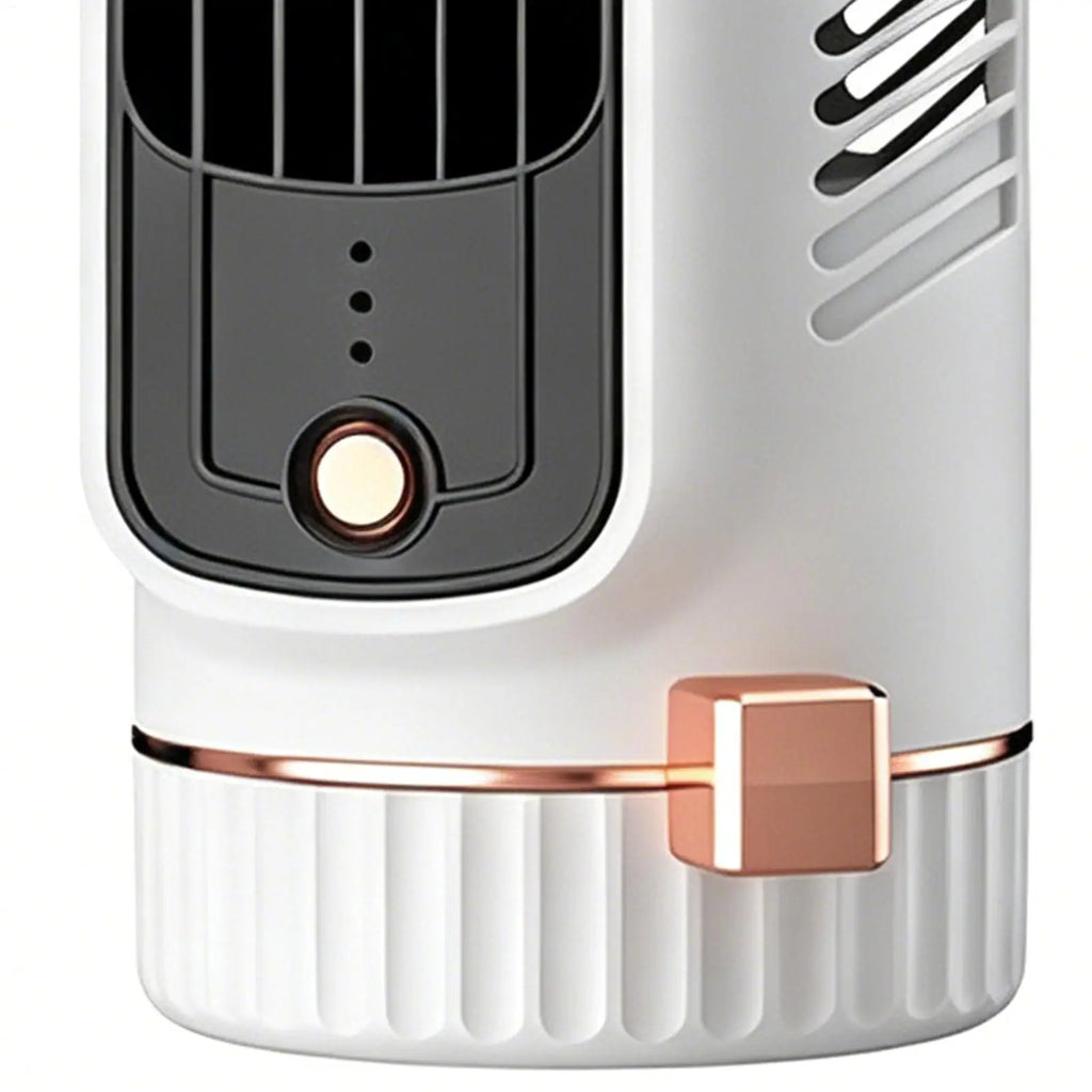 Mini Bladeless Tower Fan – USB Rechargeable 3-Speed Portable Portable Tower Fan Axl