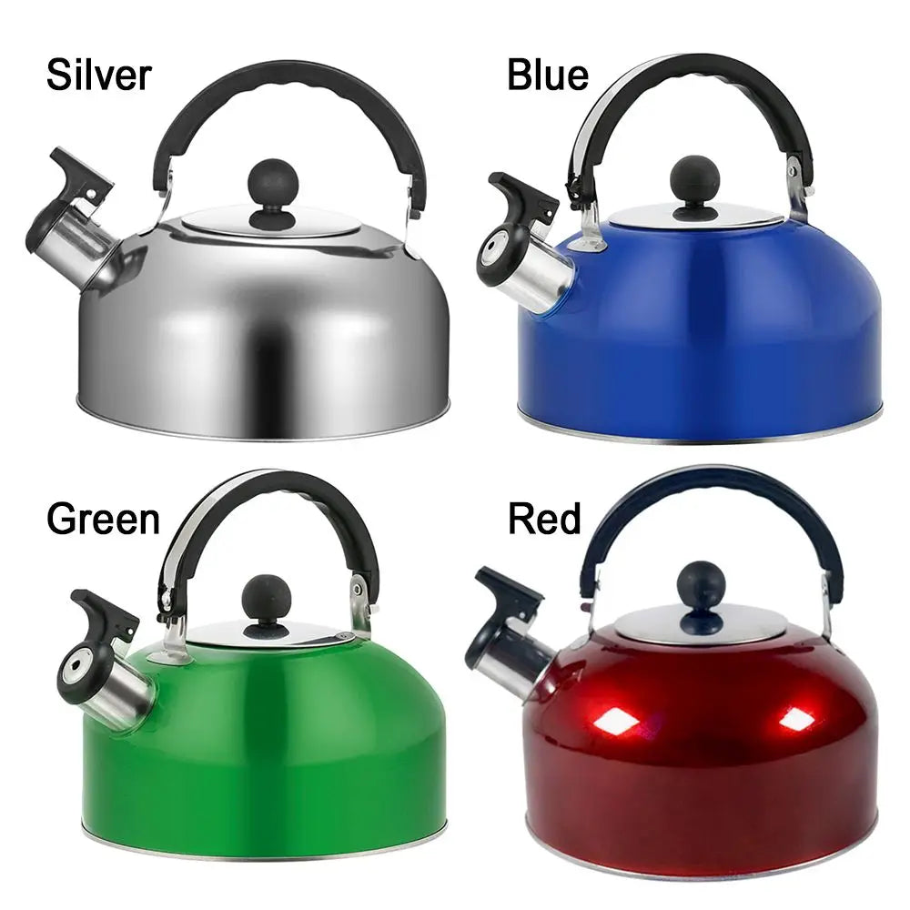 3L Stainless Steel Whistling Camping Kettle for Hiking & Outdoors Camping Kettle Axl